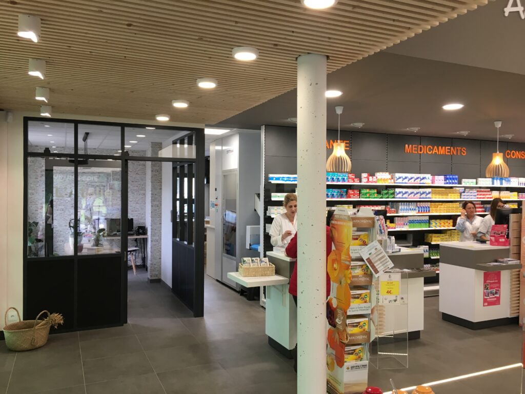 Design et agencement de pharmacies